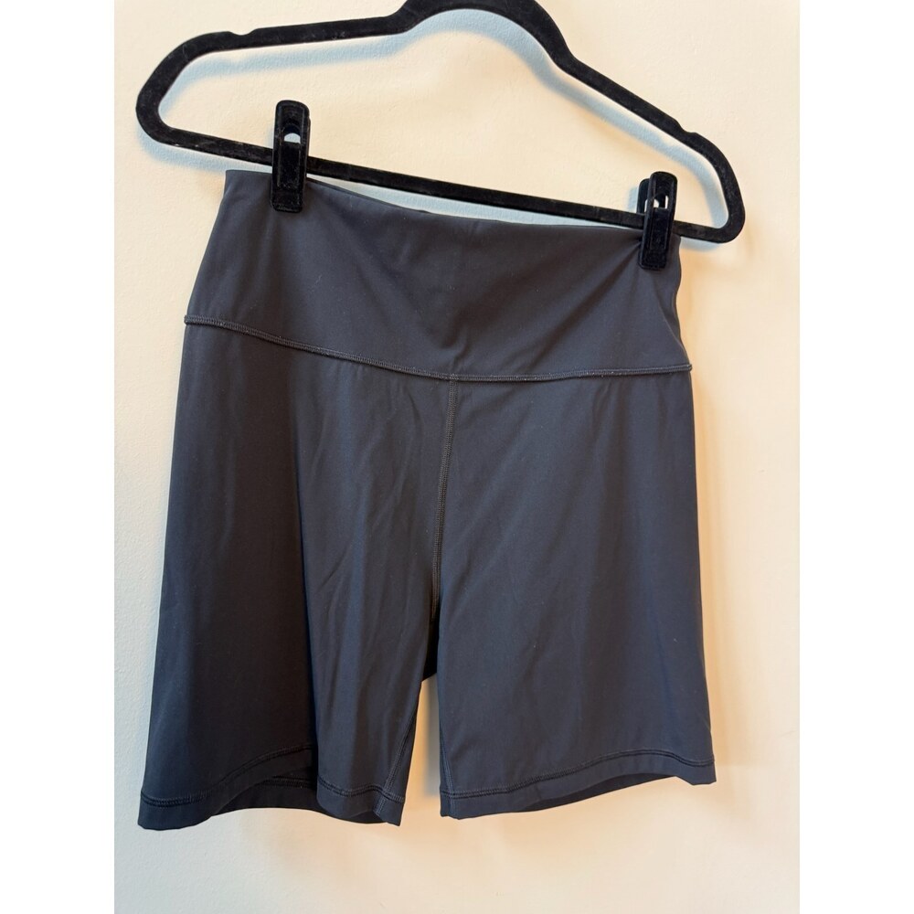 CRZ Yoga Gray High Rise Biker Shorts Size XL
